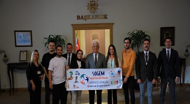 SOGEM Gönüllüsü Gençlerden Başkan Gürün’e Ziyaret