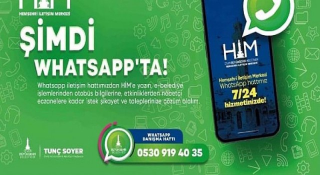 İzmir Büyükşehir Belediyesi artık WhatsApp’ta