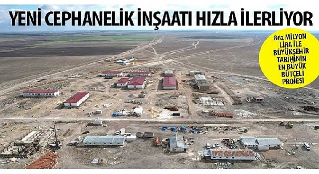 Yeni Cephanelik İnşaatı Hızla İlerliyor