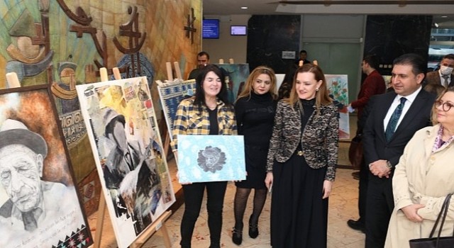 DEÜde Aşık Veysel, Resim Sergidi İle Anıldı