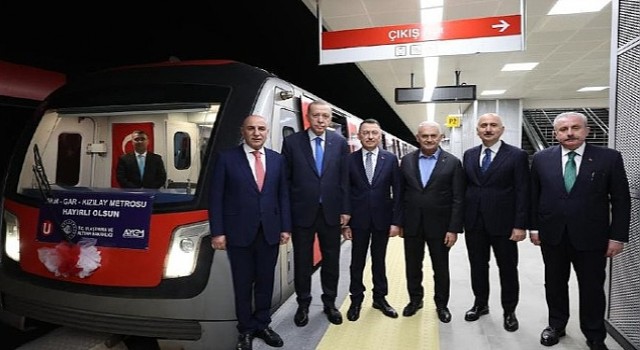 Keçiören Belediye Başkanı Turgut Altınoktan Keçiören Metrosu İçin Cumhurbaşkanı Erdoğana Teşekkür