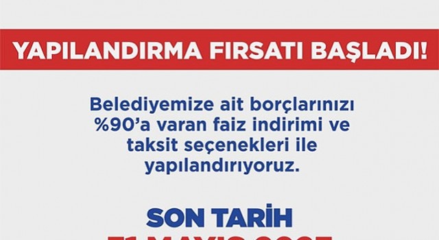 Vergi Borçları İçin Yapılandırma Fırsatı Başladı..!