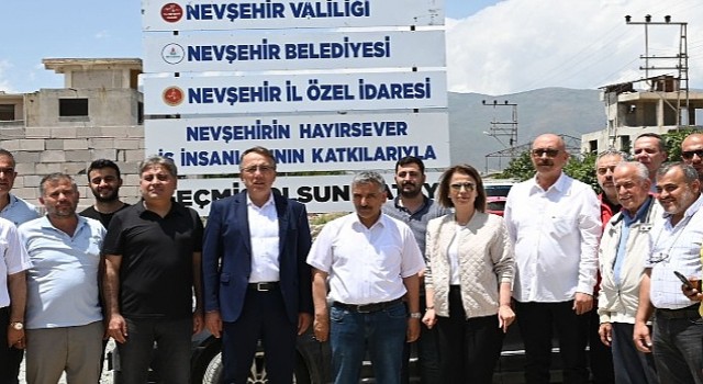 Nevşehir Hataya Sebze Hali Yaptırıyor