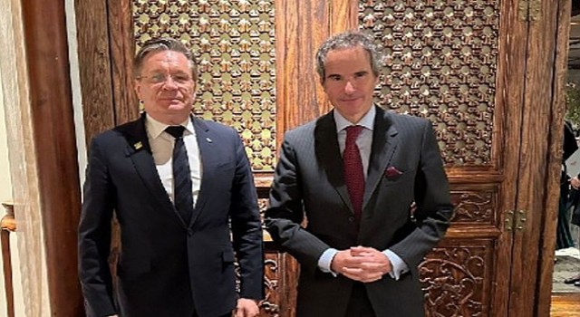 Rosatom Genel Müdürü Likhachev ve UAEA Başkanı Grossi bir araya geldi