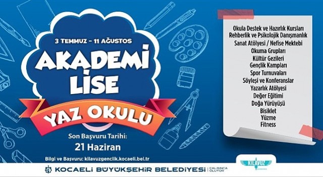 Bilgievleri ve Akademi Lisede yazın okula gitmek daha da eğlenceli