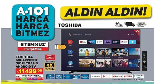 Avantajlı Fiyatlarıyla Teknolojik Ürünler Bu Hafta A101de