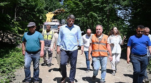 Başkan Kocaman teleferik projesini inceledi
