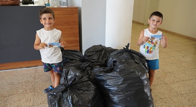 Çeşmede atıklar eğlenceye dönüşüyor