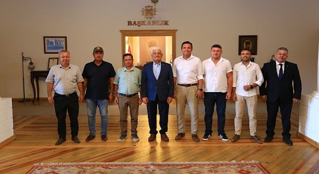 Datça Muhtarlarından Başkan Gürüne teşekkür ziyareti