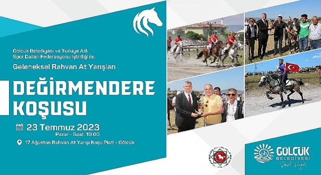 Geleneksel Rahvan At Yarışları heyecanı Gölcükte başlıyor