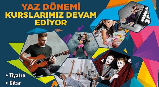 Narlıderenin Kültür Sanat Kursları yazın da devam ediyor