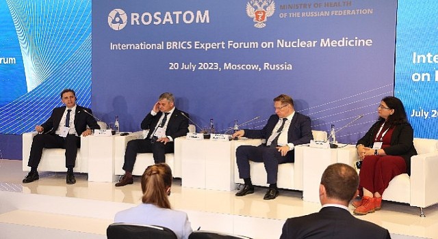 Rusya Sağlık Bakanlığı ve Rosatomun düzenlediği BRICS Uluslararası Nükleer Tıp Uzman Forumu Moskovada başladı