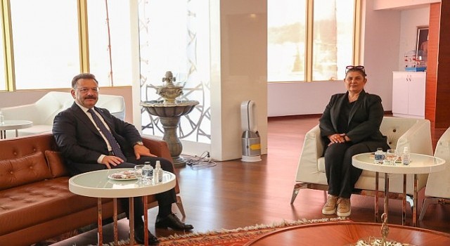 Aydın Valisi Sayın Hüseyin Aksoydan Başkan Çerçioğluna Ziyaret