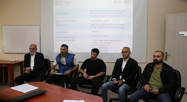 Encümende kiralama ihaleleri düzenlendi