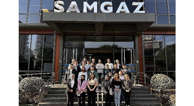 Ondokuz Mayıs Üniversitesi öğrencileri Samgaz ziyaret etti 
