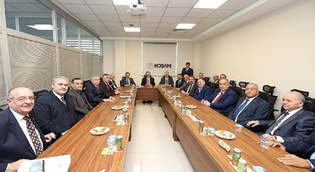 “TOBB Başkanı Hisarcıklıoğlu, KOSAMı Ziyaret Etti”