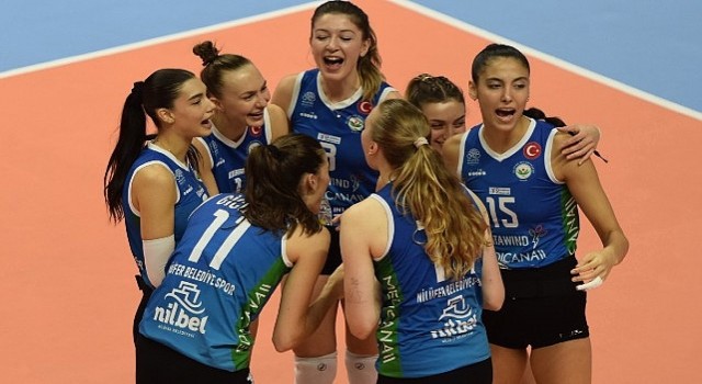 Nilüferin sultanları CEV Challenge Cupta çeyrek finale yükseldi