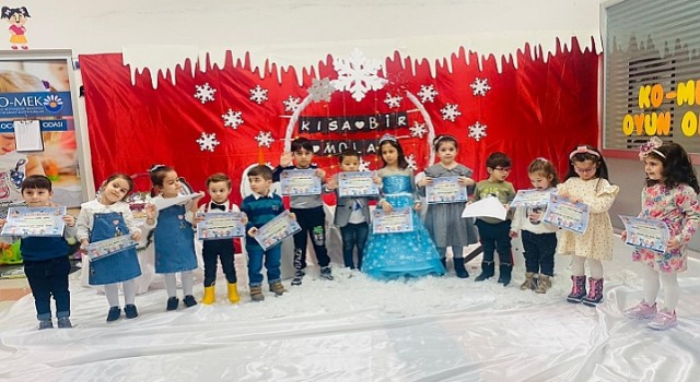 İlk karneleri KO-MEK;ten