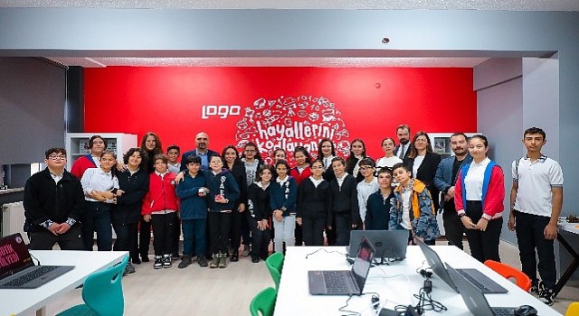 Logo Yazılım “Hayallerini Kodlayanlar” projesi kapsamında yeni Robotik Kodlama Atölyesini Ankarada açtı