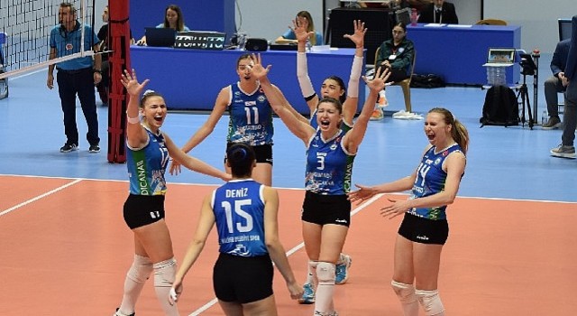 Nilüferin sultanları set vermeden kazandı