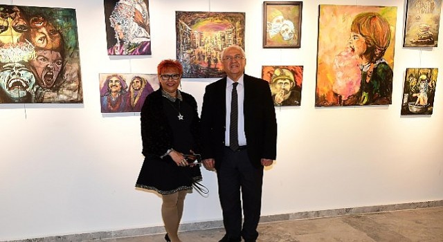 Baksen Çeliker Resim Sergisi Karabağlarda