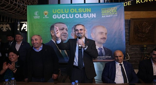 Çiftçi, ”Çayırovamızı güzelleştirmeye devam edeceğiz”