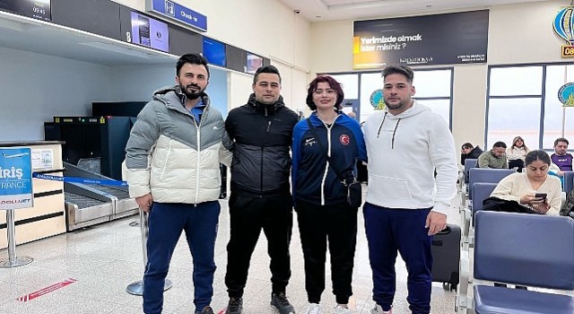 Nevşehir Belediyesi Gençlik ve Spor Kulübü sporcuları Helin Satıcı, 2024 Avrupa Salon Okçuluk Şampiyonasında