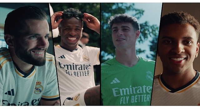 Real Madridin yıldızları, Emiratesin yeni reklam filminde yer aldı
