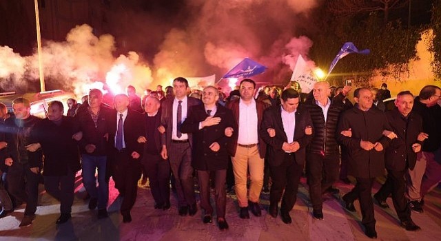 Çiftçiye Cumhuriyet Mahallesinde coşkulu karşılama