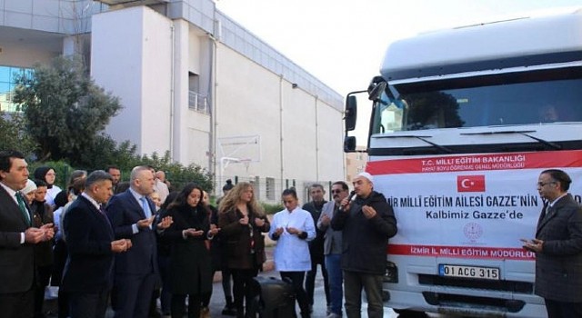 İzmir Eğitim Ailesinin Gazzeye Yönelik Yardım Faaliyetleri Sürüyor