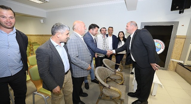 Başkan Çiçekin İlk Toplantısı Muhtarlarla