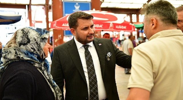 Başkan Çırpanoğlundan pazar ziyareti