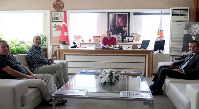 Bıcıoğlundan Başkan Topaloğlu'na ziyaret
