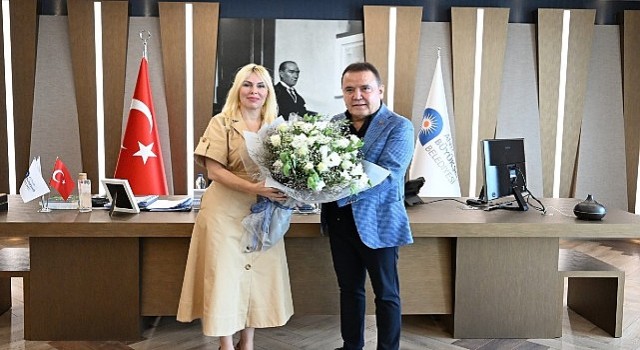 Rektör Özlenen Özkandan Başkan Muhittin Böceke ziyaret