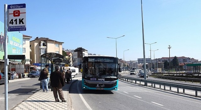 Kocaelinin ulaşım ağı 41K hattı ile genişliyor; Hat 41Kda yeni rota Hereke