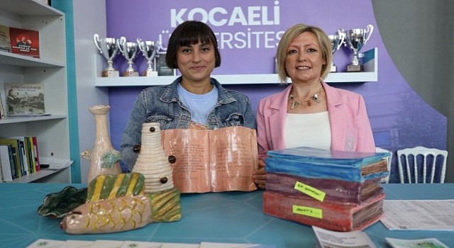 KOÜden Kitap Fuarına özel dip çamurundan seramik kitap