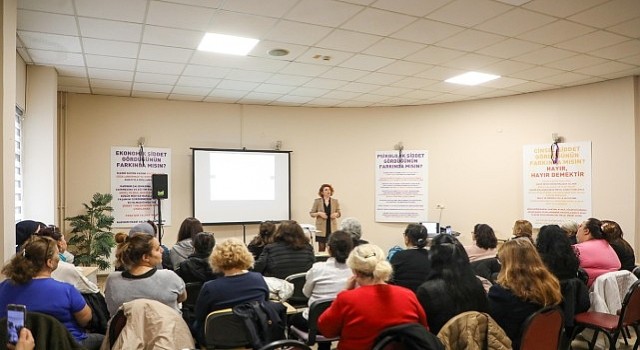 Bucada kadın hakları mücadelesi anlatıldı