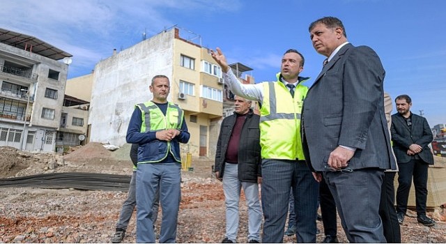 Karabağlar trafiği nefes alacak Dostluk Bulvarında bağlantı yolu çalışmaları başladı