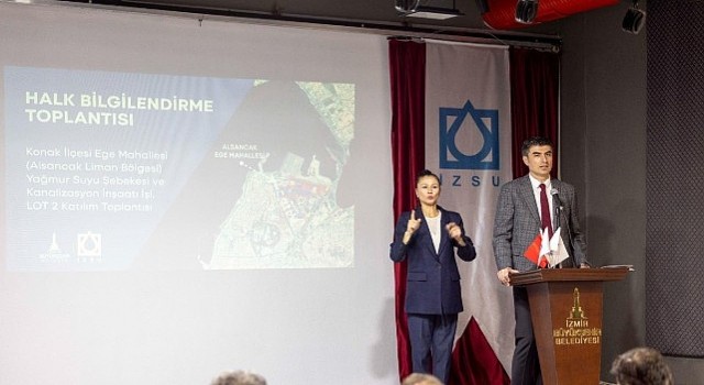 Alsancakın altyapısını güçlendirecek proje yurttaşlara tanıtıldı