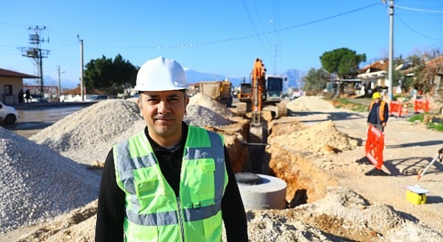 Büyükşehir Fatih Mahallesinde kanalizasyon altyapı çalışmalarına başladı