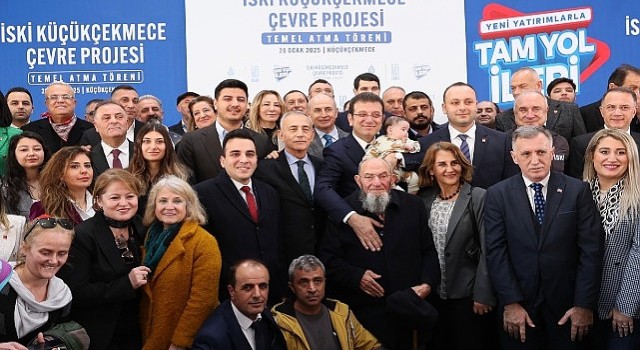 İBB başkanı imamoğlunun katılımıyla küçükçekmece çevre projesinin temeli atıldı