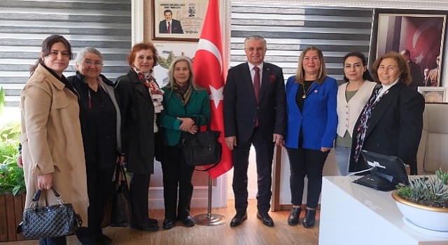 CHP Kadın Kollarından Başkan Topaloğlu na ziyaret