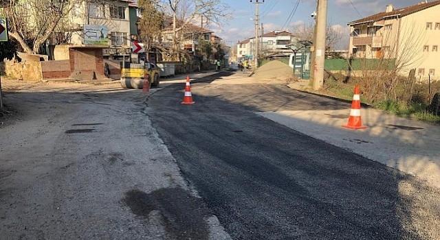 Gebze Cumaköyde yol onarımı