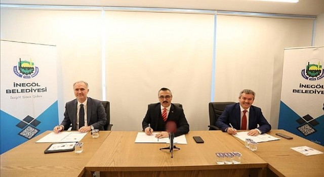 İnegöl Belediyesi İle Milli Eğitimden Öğrenciler İçin Protokol