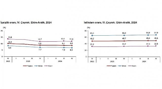 Tüik: Mevsim etkisinden arındırılmış işsizlik oranı %8,6 seviyesinde gerçekleşti