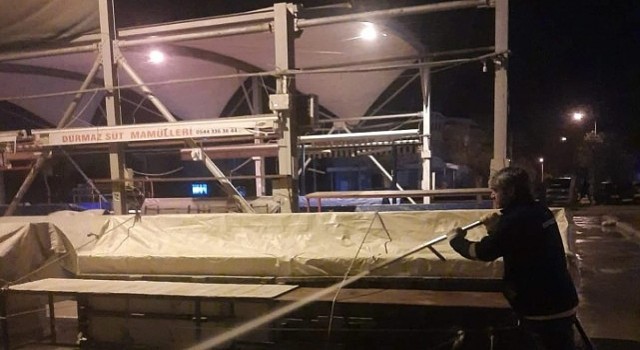 Didimde Semt Pazarlarında Temizlik ve Yıkama Çalışmaları Devam Ediyor