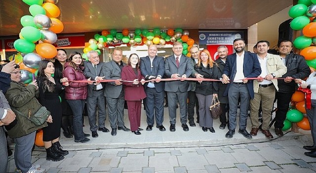 Mendereste Sosyal Market ve Ücretsiz Çamaşırhane Kapılarını Açtı