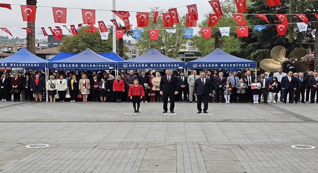 23 Nisan Ulusal Egemenlik ve Çocuk Bayramının 105. yıl dönümü Gölcükte coşku ile kutlandı.