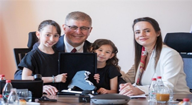 Başkan Tugayın koltuğunu emanet ettiği Derinden çevre mesajı