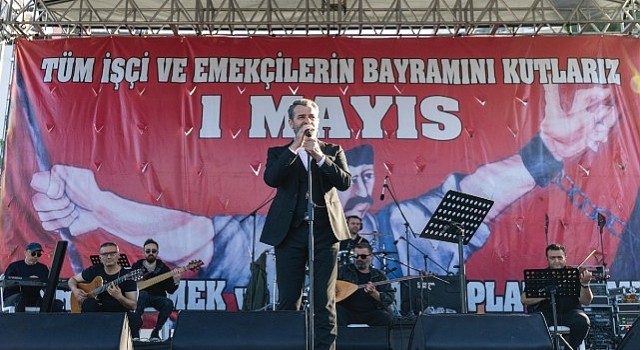 Başkan Abdullah Özyiğit, 1 Mayıs ta emekçilerle yürüdü